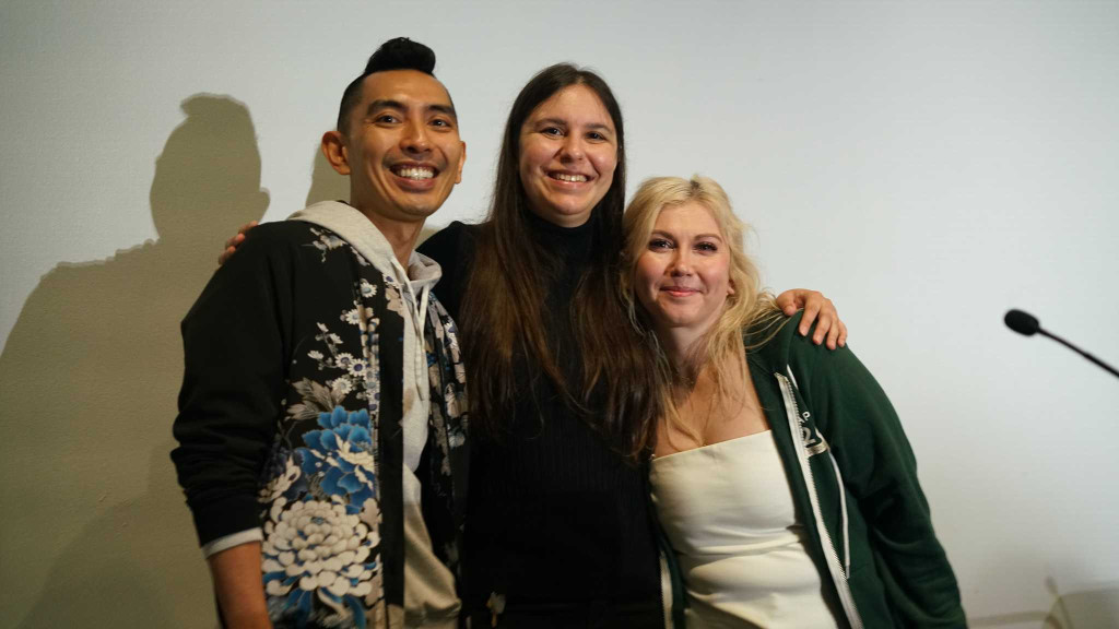 Adrian Ledda, Ewa Trusz and Magalie Rosseeuw